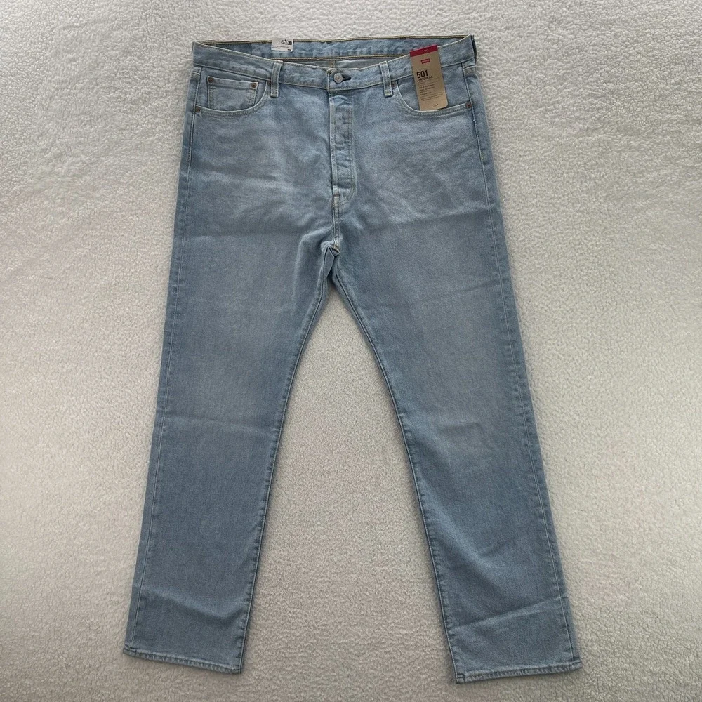Levis 501 Jeans Mens 40x34 Blue Original Fit Straight Denim Casual 90s Cowboy